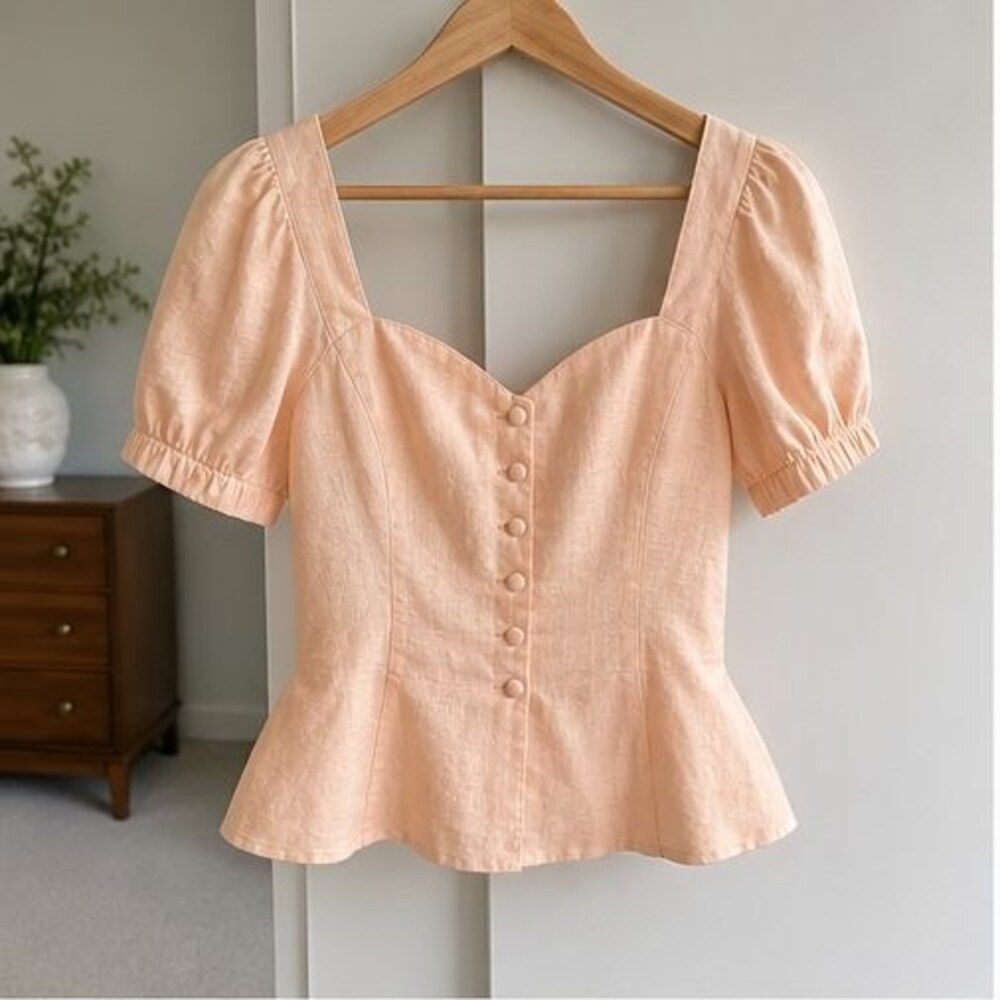 Burgundy Pleated Blouse